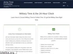 Sites similar to armytimeconverter.com