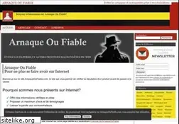 Sites similar to arnaqueoufiable.com