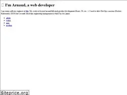 Sites similar to arnaud.rocks