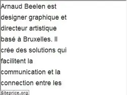 Sites similar to arnaudbeelen.be