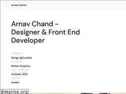 Sites similar to arnavchand.com