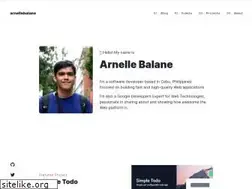 Sites similar to arnellebalane.com