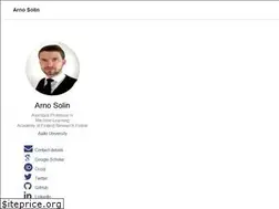 Sites similar to arno.solin.fi
