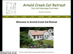 Sites similar to arnoldcreekcatretreat.com