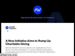 Sites similar to arnoldventures.org