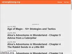 Sites similar to aroengbinang.blogspot.com