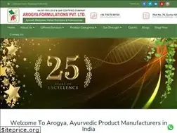 Sites similar to arogyaformulations.com
