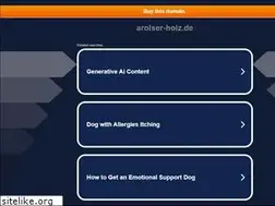 Sites similar to arolser-holz.de