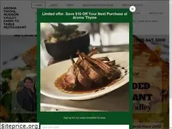 Sites similar to aromathymebistro.com