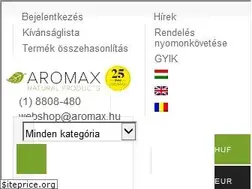 Sites similar to aromax.hu