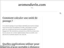 Sites similar to aromesduvin.com