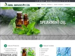 Sites similar to aroraaromatics.com