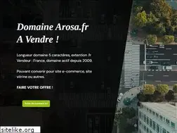 Sites similar to arosa.fr