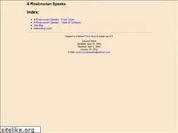 Sites similar to arosicrucianspeaks.com
