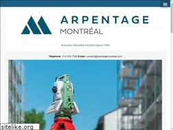 Sites similar to arpentagemontreal.com