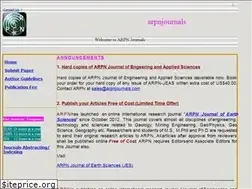 Sites similar to arpnjournals.org