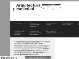 Sites similar to arquitecturaysociedad.com