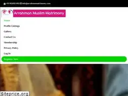 Sites similar to arrahmanmuslimmatrimony.com