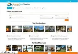 Sites similar to arrangeyourvacation.com