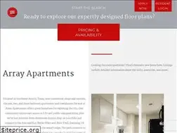 Sites similar to arrayapartments.com