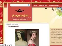 Sites similar to arrayedingold.blogspot.com