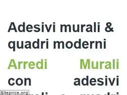 Sites similar to arredimurali.it