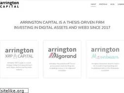 Sites similar to arringtonxrpcapital.com