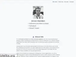 Sites similar to arronharden.com