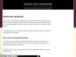 Sites similar to arrozconverduras.com.es