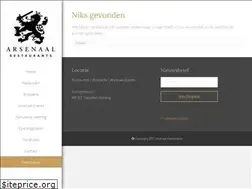 Sites similar to arsenaalrestaurants.nl