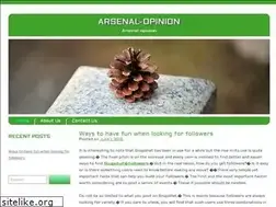 Sites similar to arsenal-opinion.com