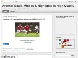 Sites similar to arsenalgoalshq.blogspot.com