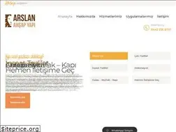 Sites similar to arslanahsapyapi.com
