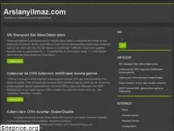 Sites similar to arslanyilmaz.com