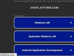 Sites similar to arsplatform.com