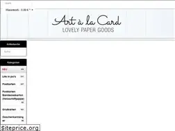 Sites similar to art-a-la-card.de