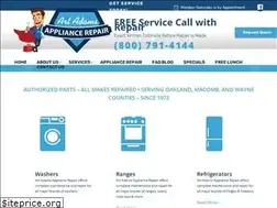 Sites similar to artadamsappliance.com
