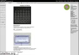 Sites similar to artax.de