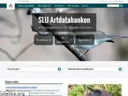 Sites similar to artdatabanken.se