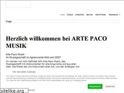 Sites similar to arte-paco-musik.de