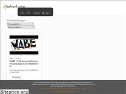 Sites similar to arte.kulturkurier.de