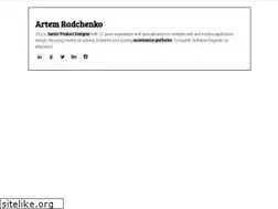 Sites similar to artemradchenko.com
