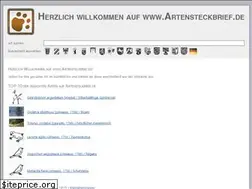 Sites similar to artensteckbrief.de