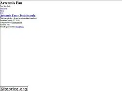 Sites similar to artermisfan.com