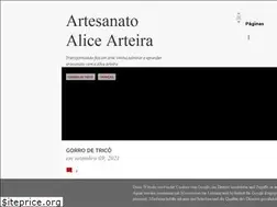Sites similar to artesanatoalicearteira.blogspot.com