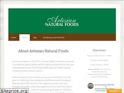 Sites similar to artesiannaturalfoods.com