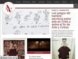 Sites similar to arteycritica.org
