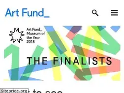 Sites similar to artfund.org