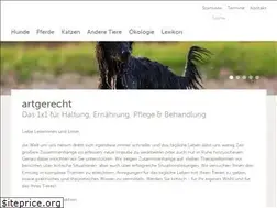 Sites similar to artgerecht-tier.de