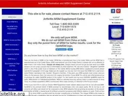 Sites similar to arthritis-msm-supplements.com